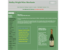 Tablet Screenshot of hedleywright.co.uk